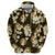 Gold Tropical Hawaii Hoodie Seamless Monstera Plumeria Hawaiian Pattern - Polynesian Pride