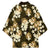 Gold Tropical Hawaii Kimono Seamless Monstera Plumeria Hawaiian Pattern - Polynesian Pride