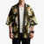 Gold Tropical Hawaii Kimono Seamless Monstera Plumeria Hawaiian Pattern - Polynesian Pride