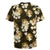 Gold Tropical Hawaii Rugby Jersey Seamless Monstera Plumeria Hawaiian Pattern - Polynesian Pride