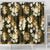 Gold Tropical Hawaii Shower Curtain Seamless Monstera Plumeria Hawaiian Pattern - Polynesian Pride