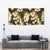Gold Tropical Hawaii Tapestry Seamless Monstera Plumeria Hawaiian Pattern - Polynesian Pride