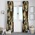 Gold Tropical Hawaii Window Curtain Seamless Monstera Plumeria Hawaiian Pattern - Polynesian Pride