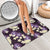 Purple Tropical Hawaii Bathroom Set Seamless Monstera Plumeria Hawaiian Pattern - Polynesian Pride