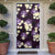 Purple Tropical Hawaii Door Cover Seamless Monstera Plumeria Hawaiian Pattern - Polynesian Pride
