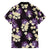 Purple Tropical Hawaii Family Matching Off The Shoulder Long Sleeve Dress and Hawaiian Shirt Seamless Monstera Plumeria Hawaiian Pattern - Polynesian Pride