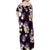 Purple Tropical Hawaii Family Matching Off Shoulder Maxi Dress and Hawaiian Shirt Seamless Monstera Plumeria Hawaiian Pattern - Polynesian Pride
