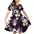 Purple Tropical Hawaii Family Matching Off Shoulder Short Dress and Hawaiian Shirt Seamless Monstera Plumeria Hawaiian Pattern - Polynesian Pride