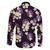 Purple Tropical Hawaii Family Matching Off Shoulder Short Dress and Hawaiian Shirt Seamless Monstera Plumeria Hawaiian Pattern - Polynesian Pride
