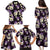 Purple Tropical Hawaii Family Matching Puletasi and Hawaiian Shirt Seamless Monstera Plumeria Hawaiian Pattern - Polynesian Pride