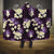 Purple Tropical Hawaii Hooded Blanket Seamless Monstera Plumeria Hawaiian Pattern - Polynesian Pride