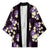 Purple Tropical Hawaii Kimono Seamless Monstera Plumeria Hawaiian Pattern - Polynesian Pride