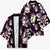 Purple Tropical Hawaii Kimono Seamless Monstera Plumeria Hawaiian Pattern - Polynesian Pride