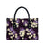Purple Tropical Hawaii Leather Bag Seamless Monstera Plumeria Hawaiian Pattern - Polynesian Pride