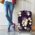 Purple Tropical Hawaii Luggage Cover Seamless Monstera Plumeria Hawaiian Pattern - Polynesian Pride