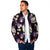 Purple Tropical Hawaii Padded Jacket Seamless Monstera Plumeria Hawaiian Pattern - Polynesian Pride