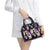 Purple Tropical Hawaii Shoulder Handbag Seamless Monstera Plumeria Hawaiian Pattern - Polynesian Pride