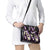 Purple Tropical Hawaii Shoulder Handbag Seamless Monstera Plumeria Hawaiian Pattern - Polynesian Pride