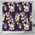 Purple Tropical Hawaii Shower Curtain Seamless Monstera Plumeria Hawaiian Pattern - Polynesian Pride