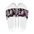 Purple Tropical Hawaii Slide Sandals Seamless Monstera Plumeria Hawaiian Pattern - Polynesian Pride
