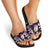 Purple Tropical Hawaii Slide Sandals Seamless Monstera Plumeria Hawaiian Pattern - Polynesian Pride