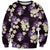 Purple Tropical Hawaii Sweatshirt Seamless Monstera Plumeria Hawaiian Pattern - Polynesian Pride