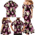 Pink Tropical Hawaii Family Matching Mermaid Dress and Hawaiian Shirt Seamless Monstera Plumeria Hawaiian Pattern - Polynesian Pride