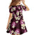 Pink Tropical Hawaii Family Matching Summer Maxi Dress and Hawaiian Shirt Seamless Monstera Plumeria Hawaiian Pattern - Polynesian Pride