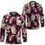 Pink Tropical Hawaii Hockey Jersey Seamless Monstera Plumeria Hawaiian Pattern - Polynesian Pride