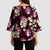 Pink Tropical Hawaii Kimono Sleeve Blouse Seamless Monstera Plumeria Hawaiian Pattern - Polynesian Pride