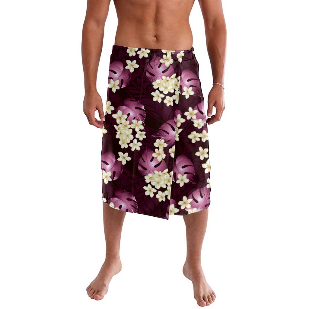 Pink Tropical Hawaii Lavalava Seamless Monstera Plumeria Hawaiian Pattern - Polynesian Pride