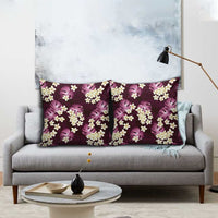 Pink Tropical Hawaii Pillow Cover Seamless Monstera Plumeria Hawaiian Pattern - Polynesian Pride