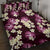 Pink Tropical Hawaii Quilt Bed Set Seamless Monstera Plumeria Hawaiian Pattern - Polynesian Pride