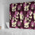 Pink Tropical Hawaii Shower Curtain Seamless Monstera Plumeria Hawaiian Pattern - Polynesian Pride