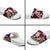 Pink Tropical Hawaii Slide Sandals Seamless Monstera Plumeria Hawaiian Pattern - Polynesian Pride