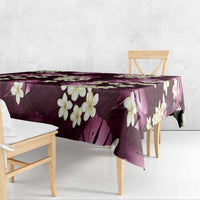 Pink Tropical Hawaii Tablecloth Seamless Monstera Plumeria Hawaiian Pattern - Polynesian Pride