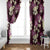 Pink Tropical Hawaii Window Curtain Seamless Monstera Plumeria Hawaiian Pattern - Polynesian Pride