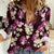 Pink Tropical Hawaii Women Casual Shirt Seamless Monstera Plumeria Hawaiian Pattern - Polynesian Pride