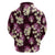 Pink Tropical Hawaii Zip Hoodie Seamless Monstera Plumeria Hawaiian Pattern - Polynesian Pride