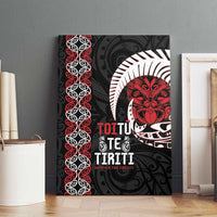 Aotearoa Toitu Te Tiriti Canvas Wall Art Honour The Treaty Maori Haka
