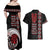 Aotearoa Toitu Te Tiriti Couples Matching Off Shoulder Maxi Dress and Hawaiian Shirt Honour The Treaty Maori Haka