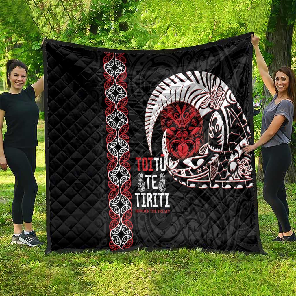 Aotearoa Toitu Te Tiriti Quilt Honour The Treaty Maori Haka
