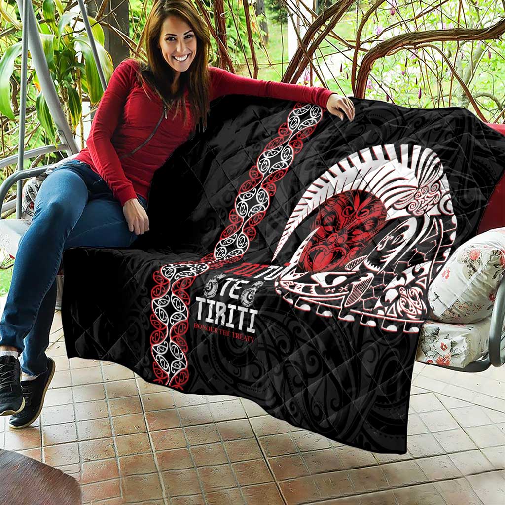 Aotearoa Toitu Te Tiriti Quilt Honour The Treaty Maori Haka