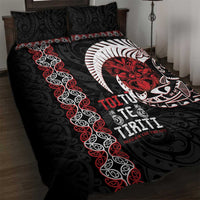 Aotearoa Toitu Te Tiriti Quilt Bed Set Honour The Treaty Maori Haka