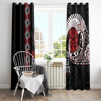 Aotearoa Toitu Te Tiriti Window Curtain Honour The Treaty Maori Haka