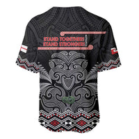 Aotearoa Toitu Te Tiriti Baseball Jersey Stand Together! Stand Stronger! - NZ Tiki LT14 - Polynesian Pride