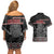 Aotearoa Toitu Te Tiriti Couples Matching Off Shoulder Short Dress and Hawaiian Shirt Stand Together! Stand Stronger! - NZ Tiki