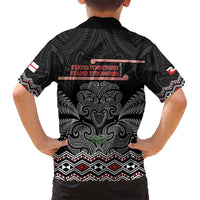 Aotearoa Toitu Te Tiriti Family Matching Tank Maxi Dress and Hawaiian Shirt Stand Together! Stand Stronger! - NZ Tiki LT14 - Polynesian Pride