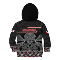Aotearoa Toitu Te Tiriti Kid Hoodie Stand Together! Stand Stronger! - NZ Tiki