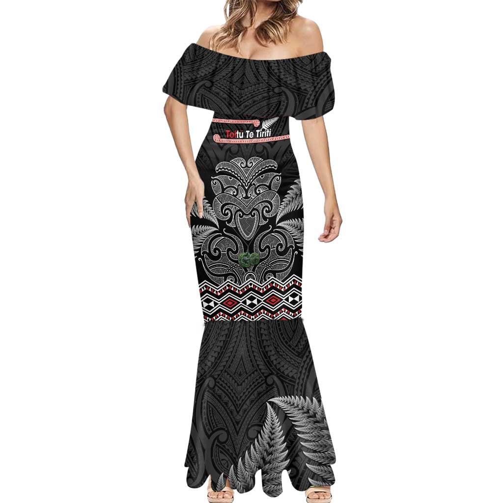 Aotearoa Toitu Te Tiriti Mermaid Dress Stand Together! Stand Stronger! - NZ Tiki